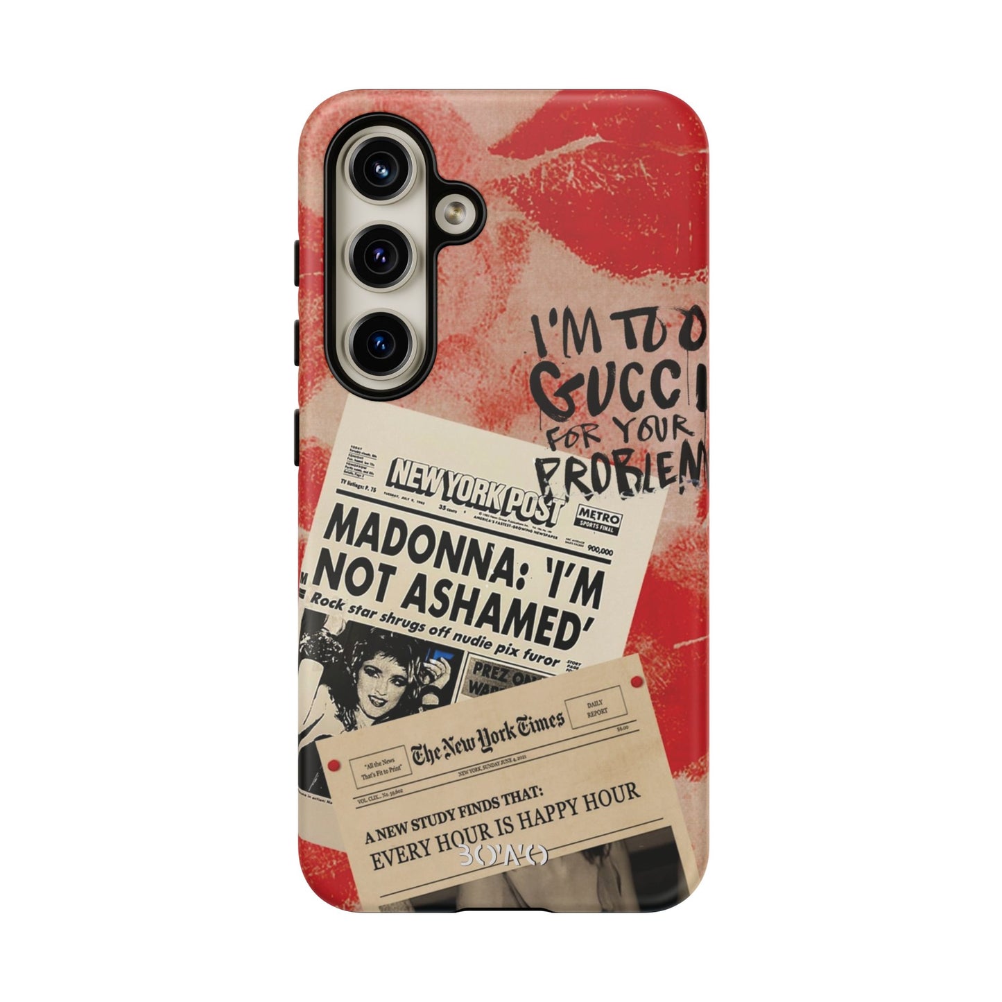 Retro Phone Case - 'I'm Too Gucci for Your Problems' Design