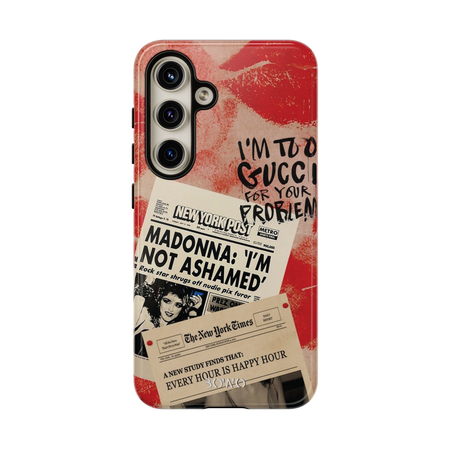 Retro Phone Case - 'I'm Too Gucci for Your Problems' Design