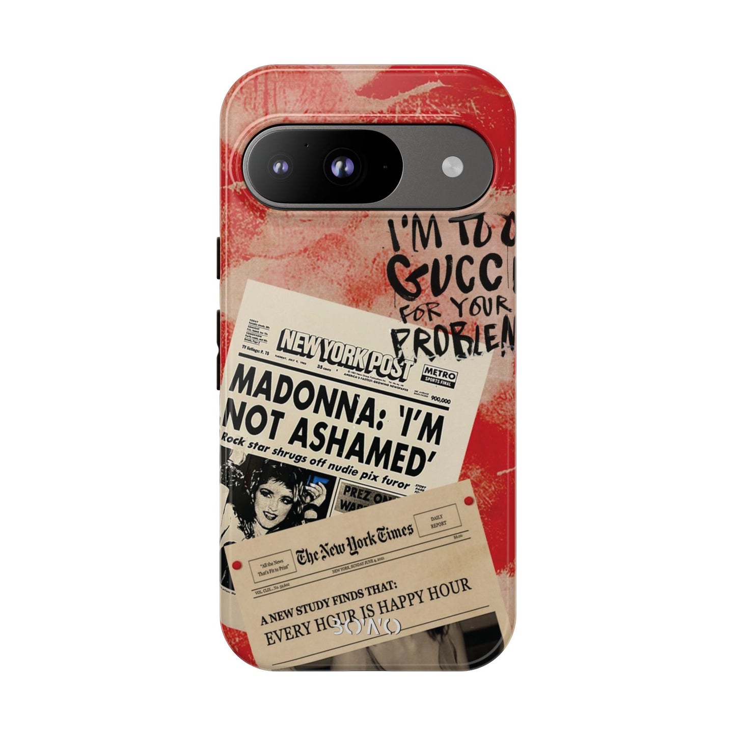 Retro Phone Case - 'I'm Too Gucci for Your Problems' Design