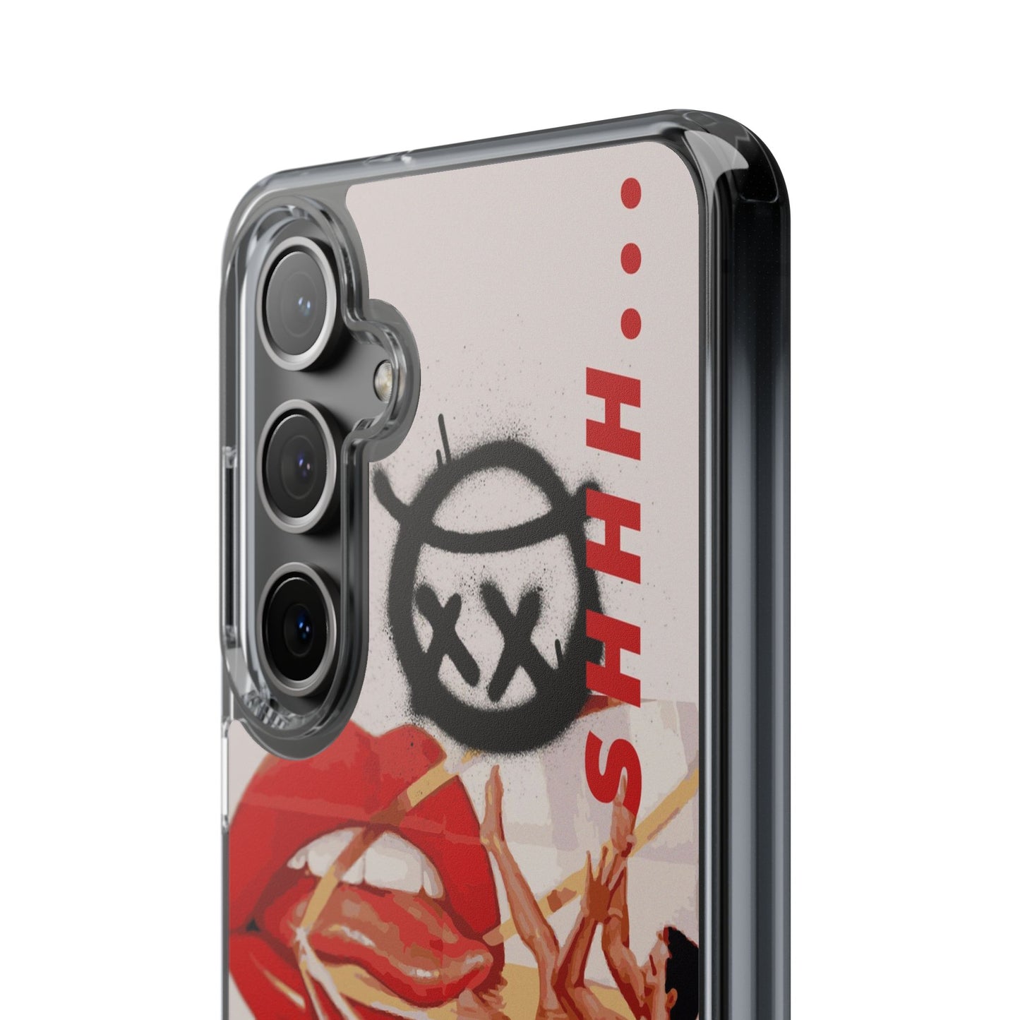 Trendy Clear Phone Case – 'TOXIC' Design for Stylish Protection