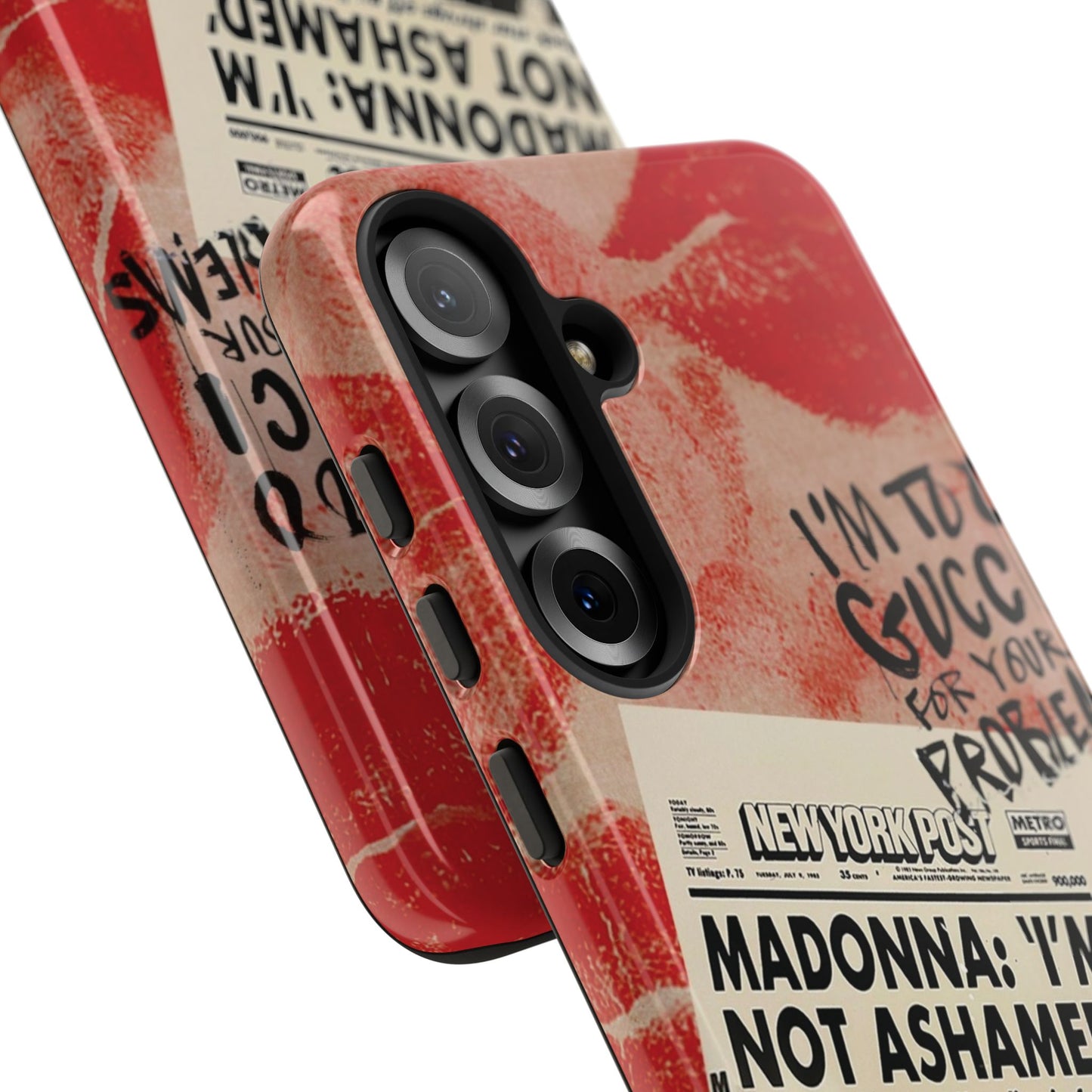 Retro Phone Case - 'I'm Too Gucci for Your Problems' Design