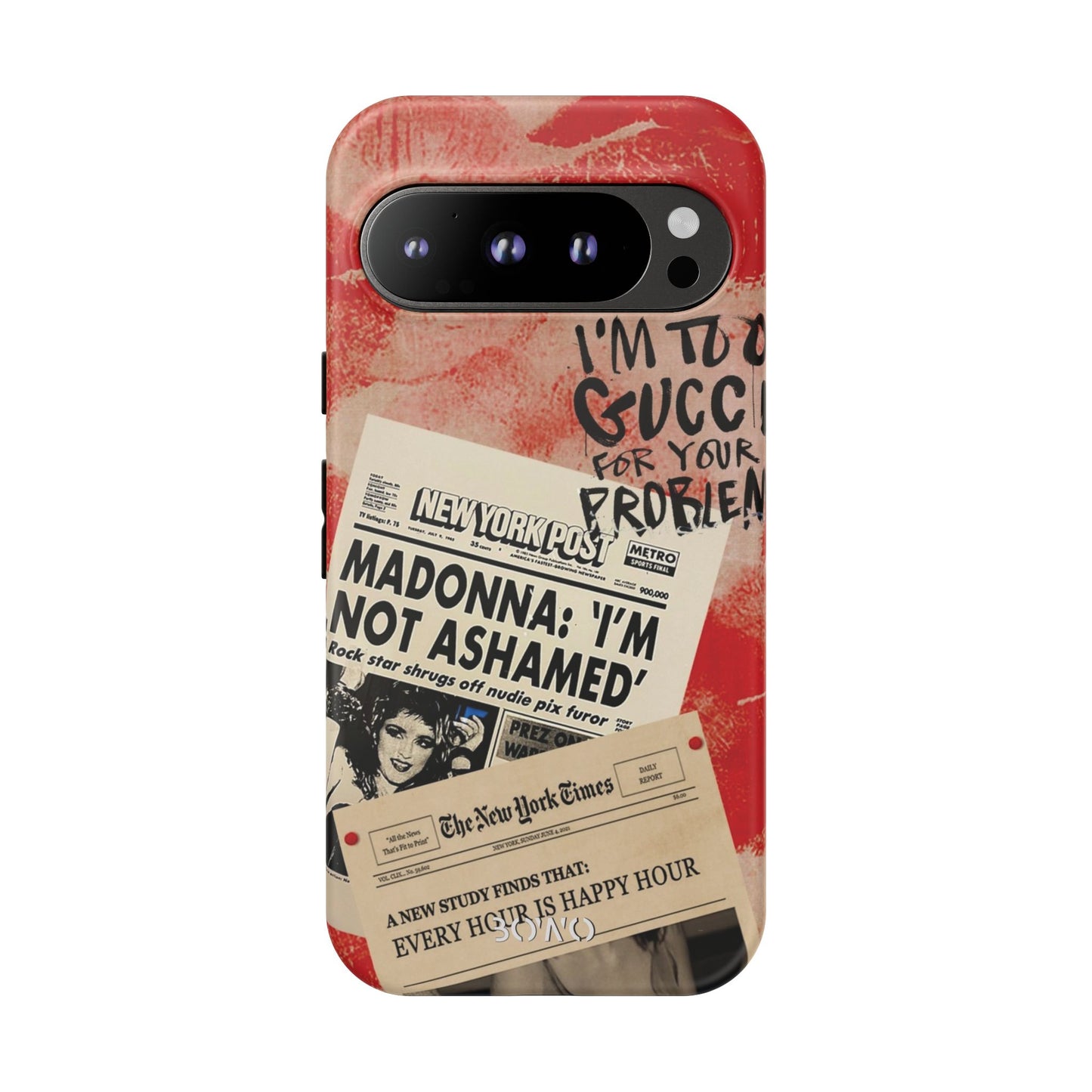 Retro Phone Case - 'I'm Too Gucci for Your Problems' Design