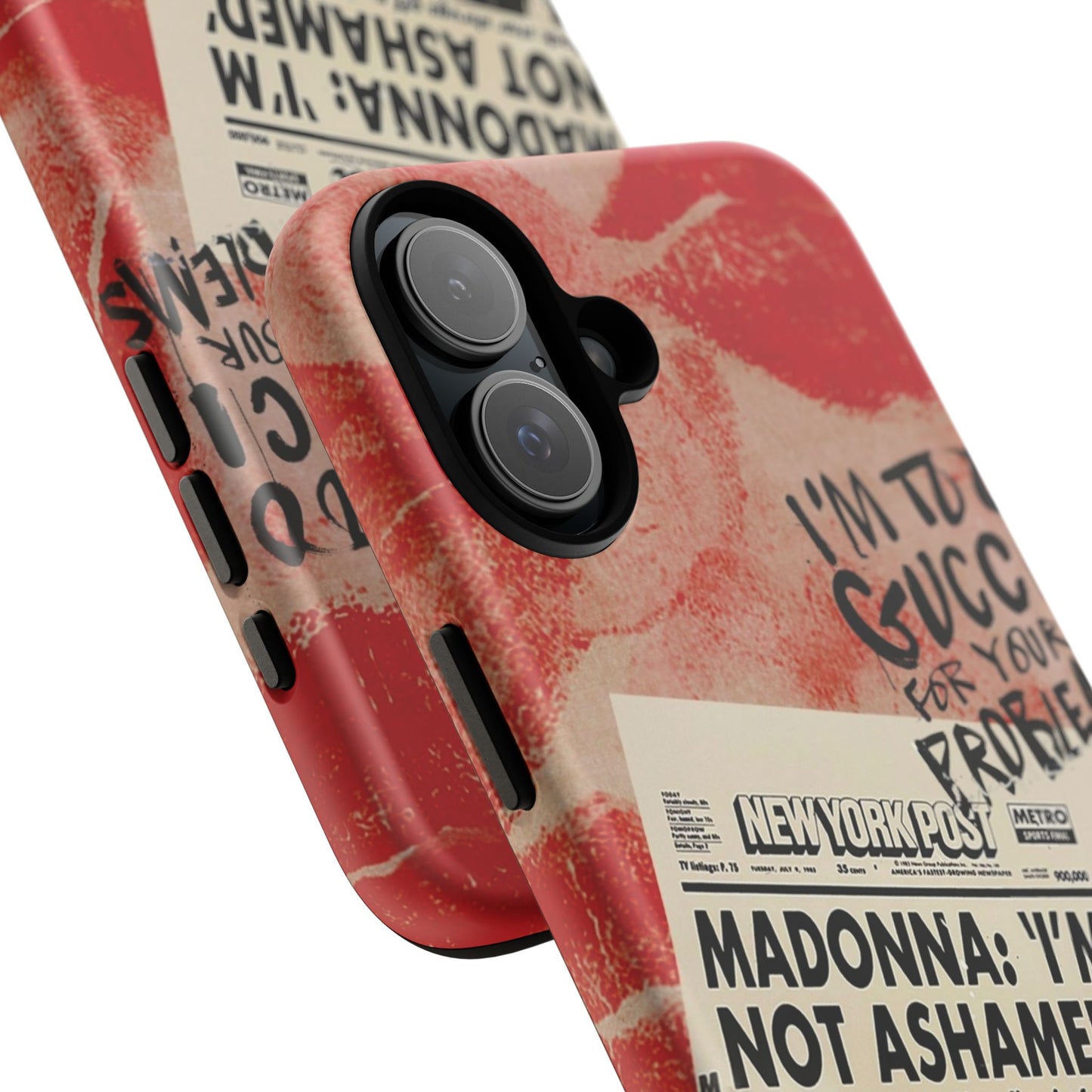 Retro Phone Case - 'I'm Too Gucci for Your Problems' Design