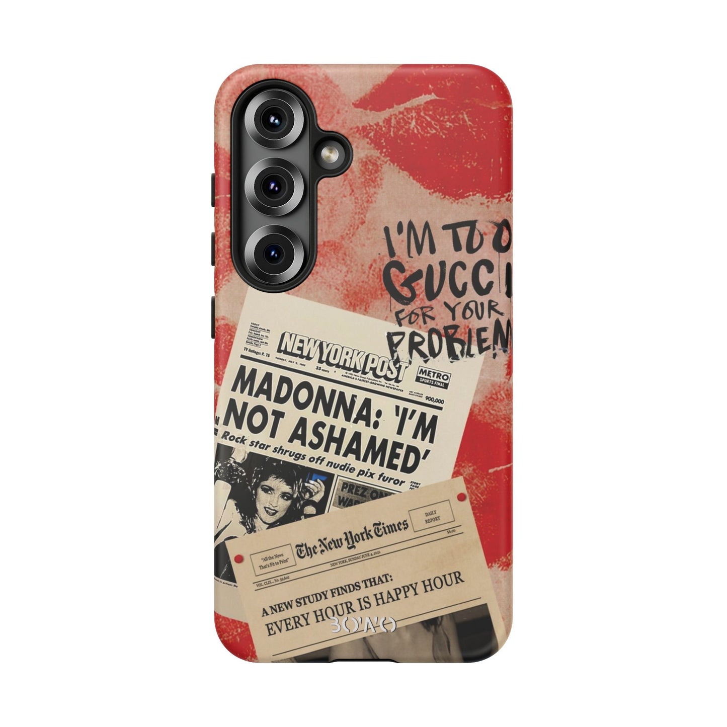 Retro Phone Case - 'I'm Too Gucci for Your Problems' Design