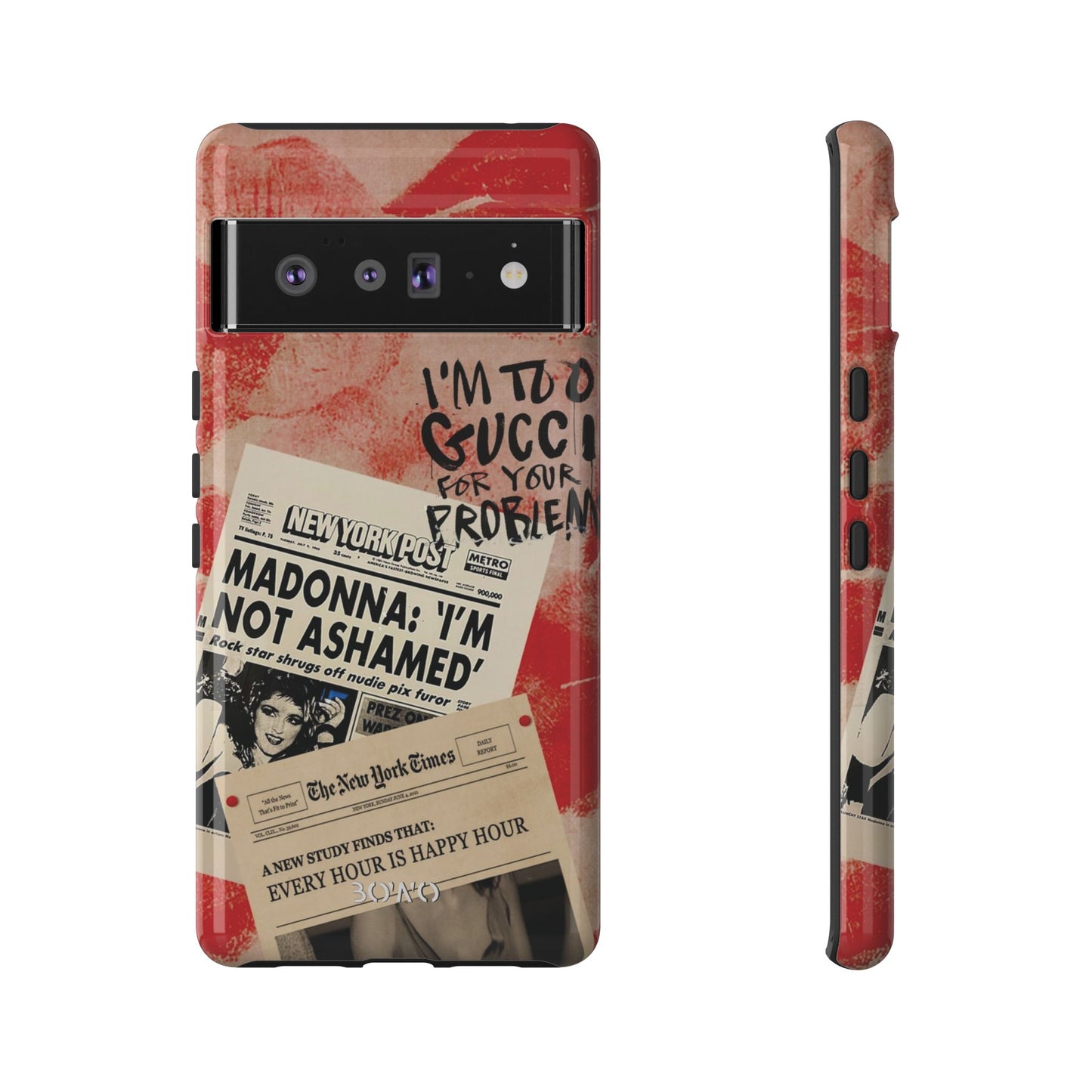 Retro Phone Case - 'I'm Too Gucci for Your Problems' Design