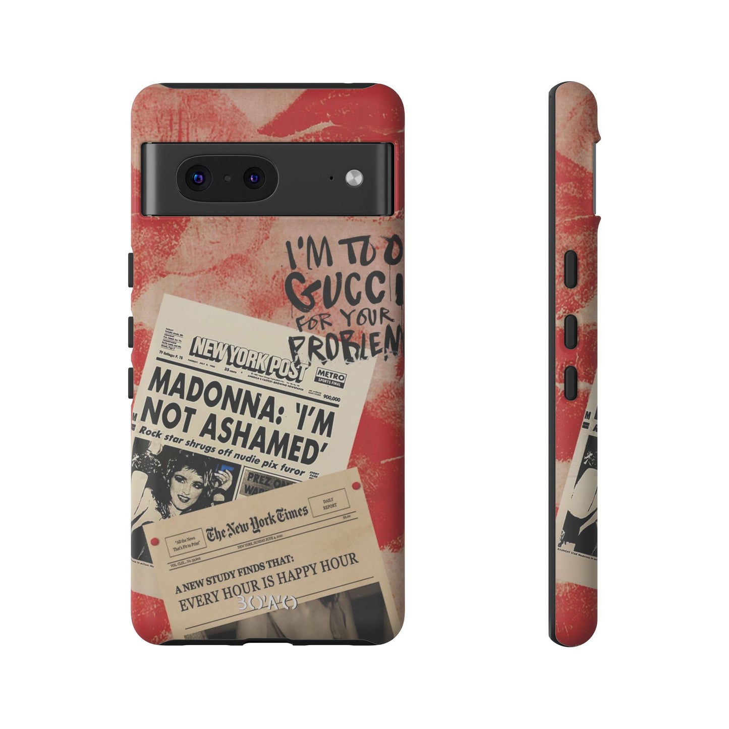 Retro Phone Case - 'I'm Too Gucci for Your Problems' Design