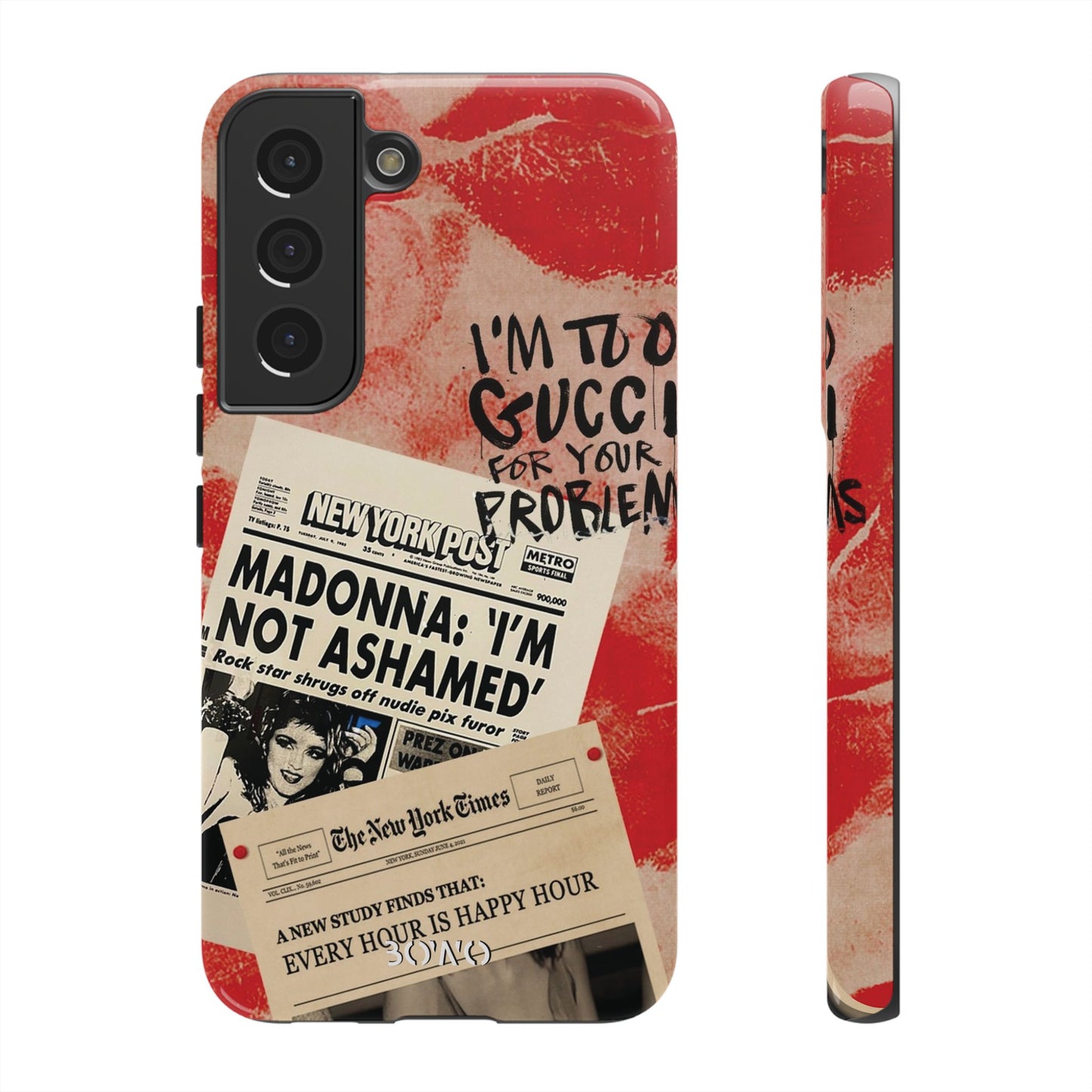 Retro Phone Case - 'I'm Too Gucci for Your Problems' Design