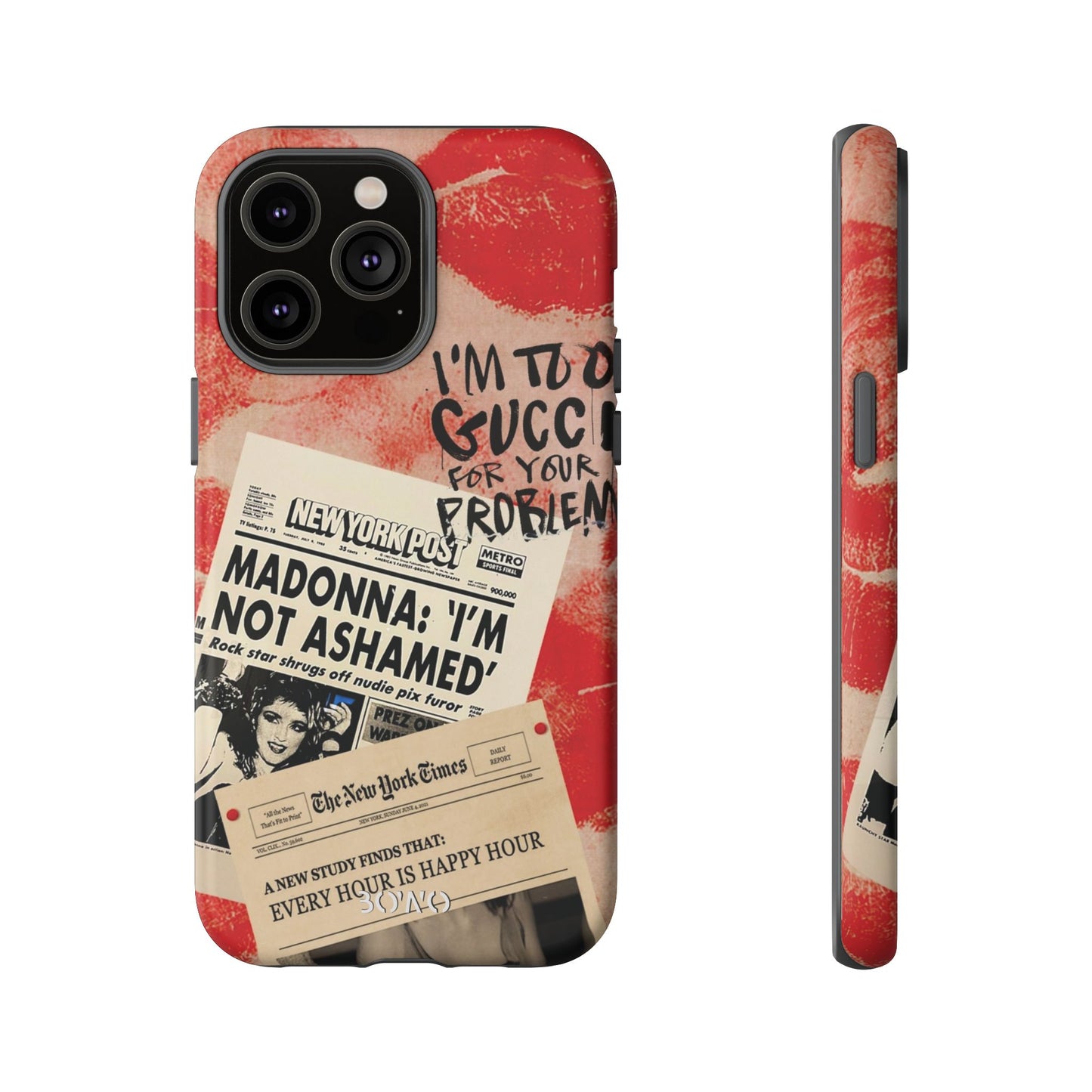 Retro Phone Case - 'I'm Too Gucci for Your Problems' Design