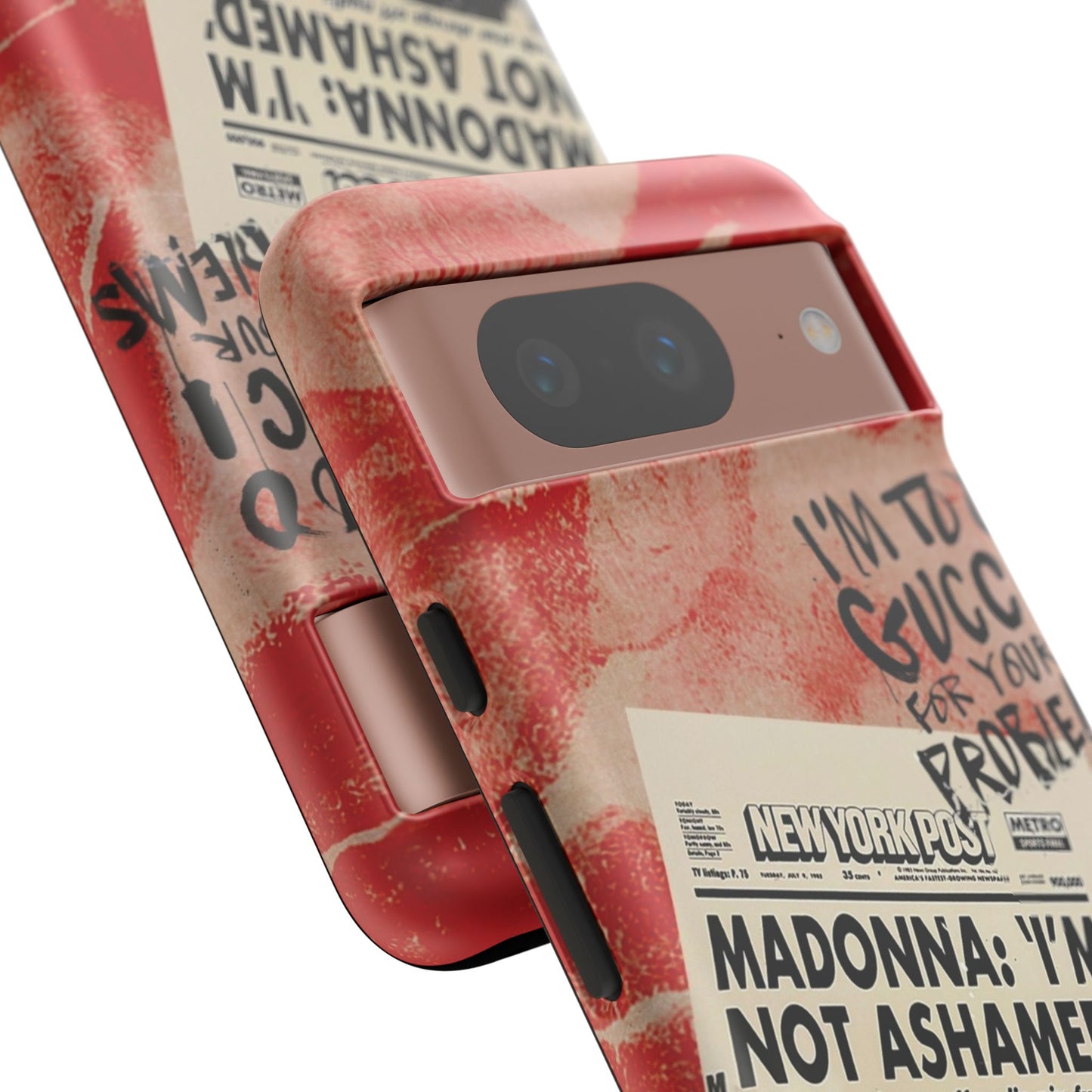 Retro Phone Case - 'I'm Too Gucci for Your Problems' Design