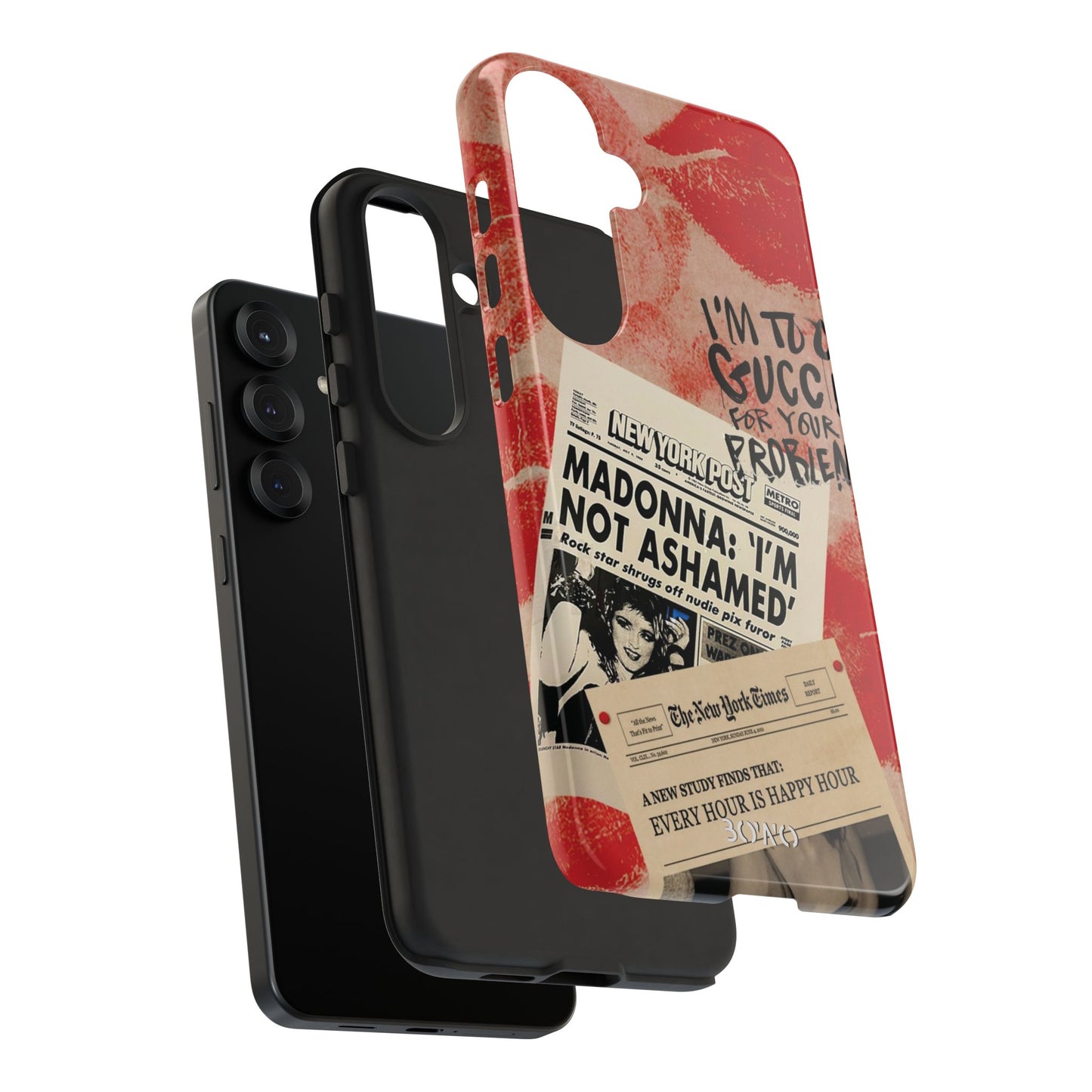 Retro Phone Case - 'I'm Too Gucci for Your Problems' Design