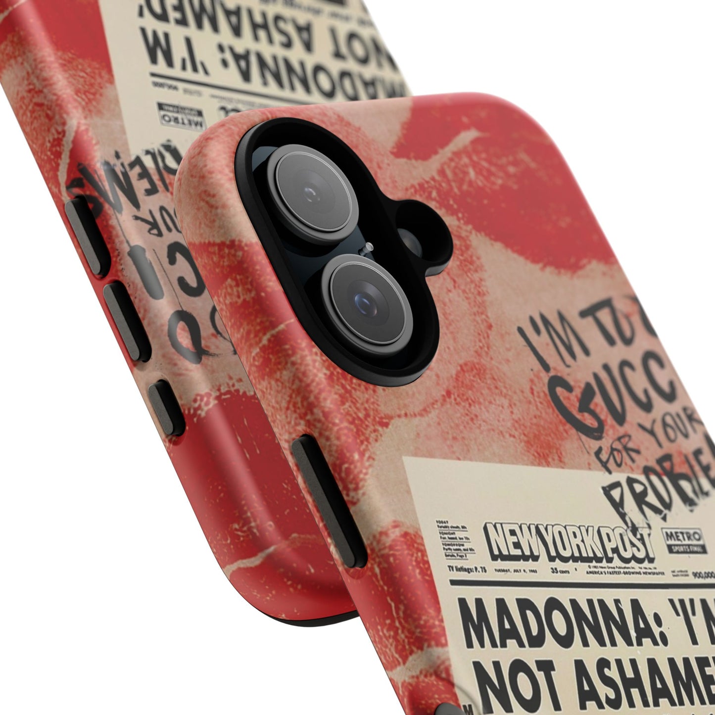 Retro Phone Case - 'I'm Too Gucci for Your Problems' Design