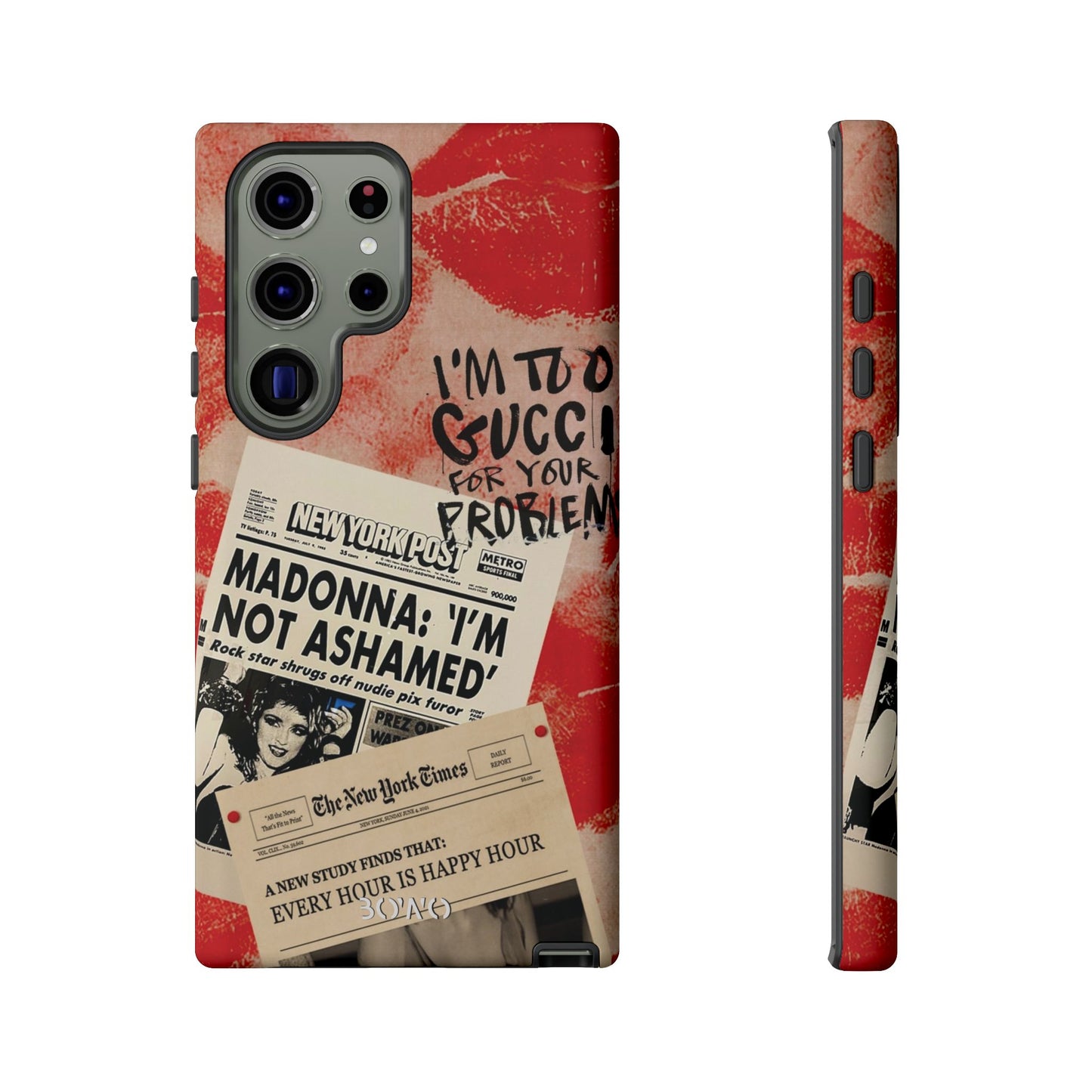 Retro Phone Case - 'I'm Too Gucci for Your Problems' Design