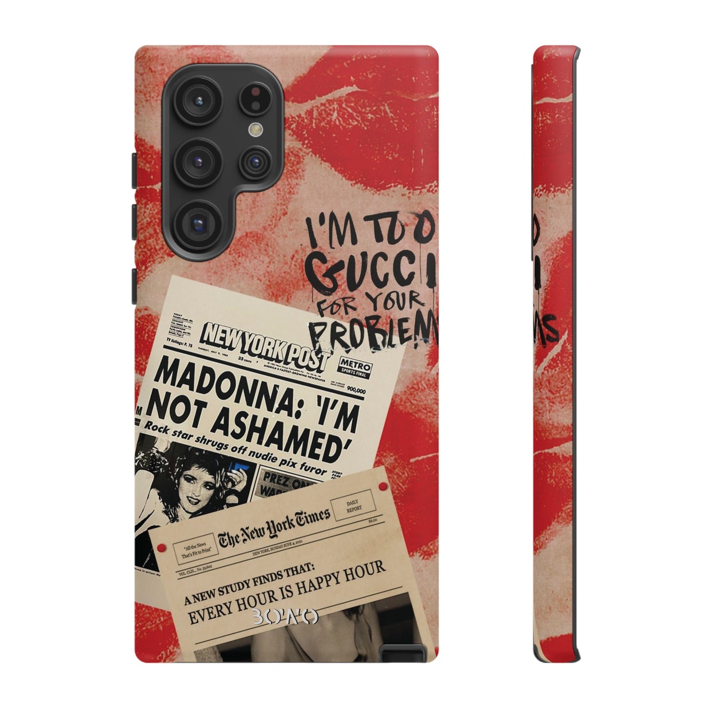 Retro Phone Case - 'I'm Too Gucci for Your Problems' Design