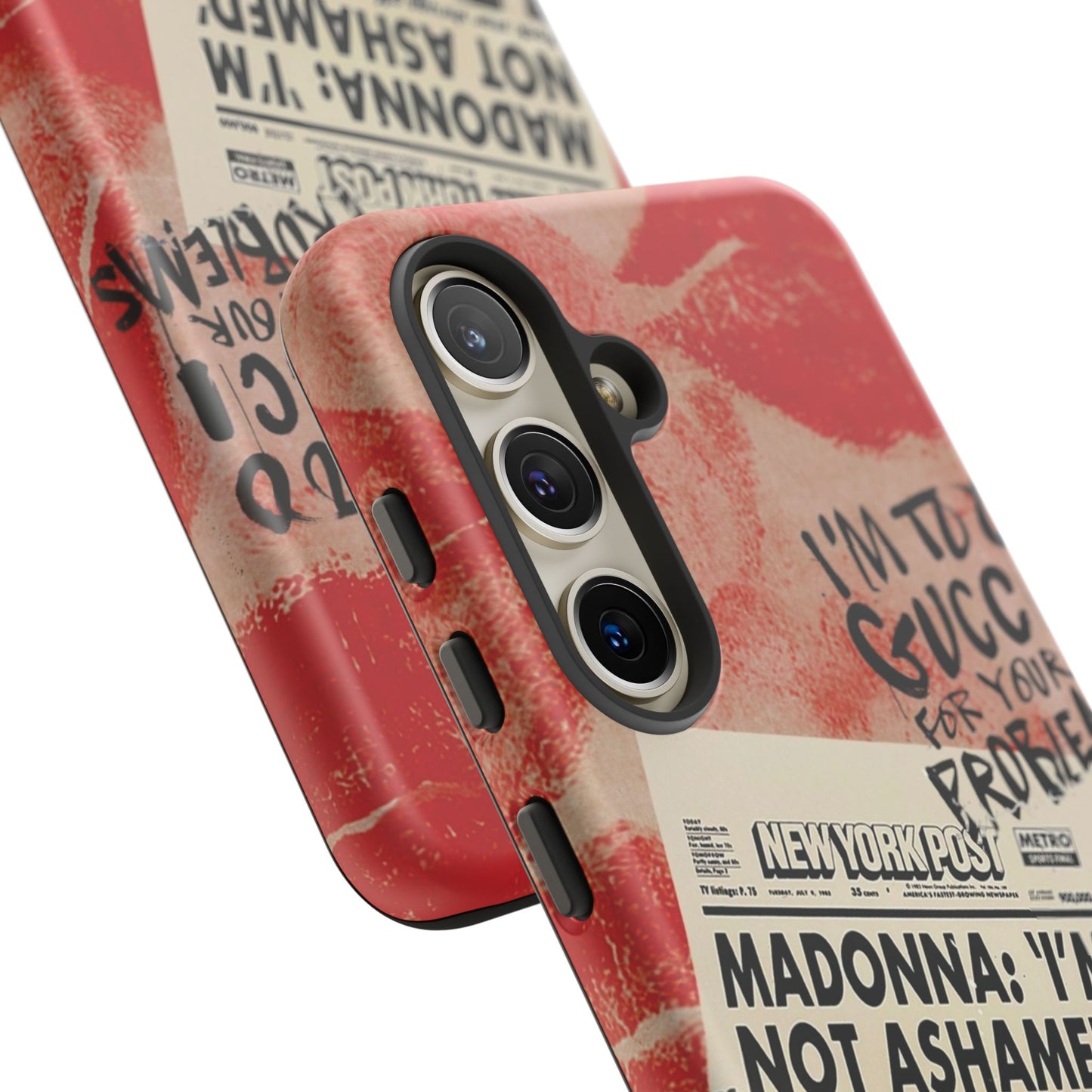 Retro Phone Case - 'I'm Too Gucci for Your Problems' Design