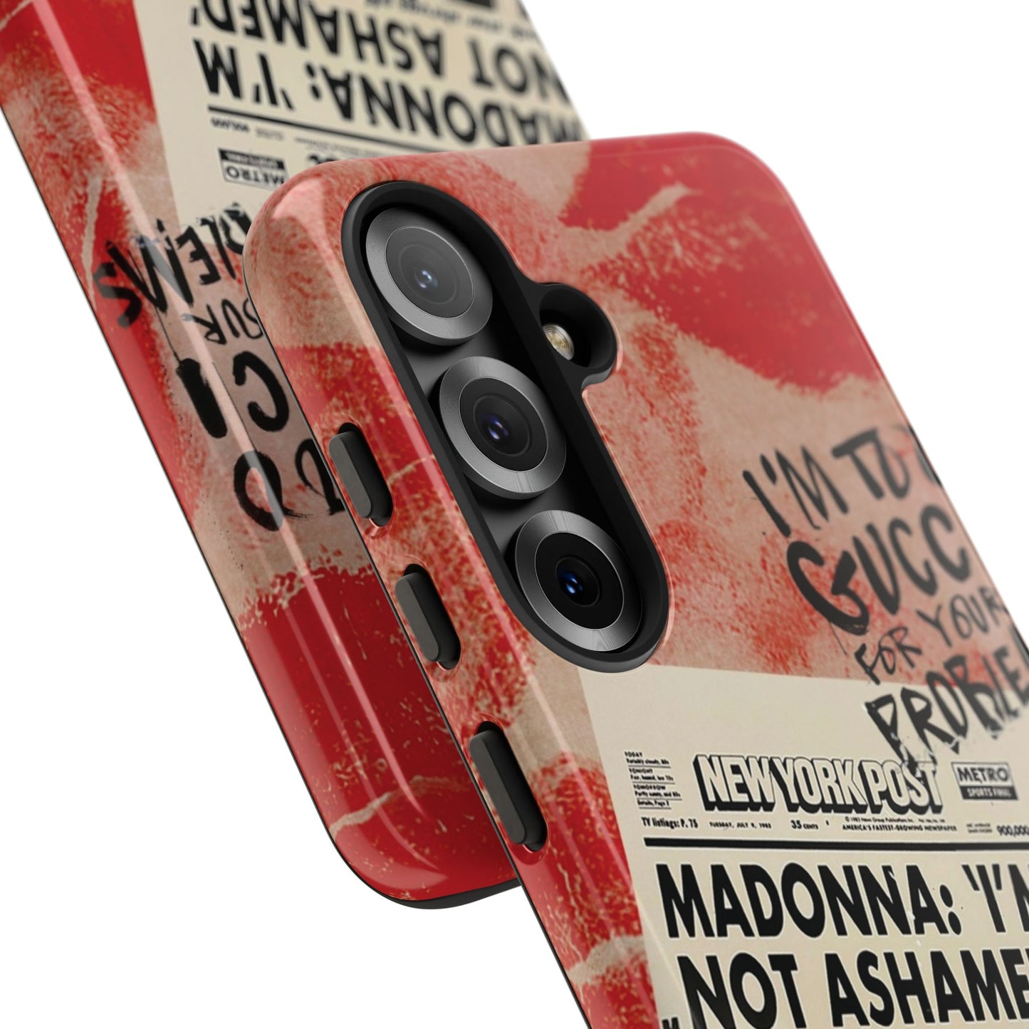 Retro Phone Case - 'I'm Too Gucci for Your Problems' Design