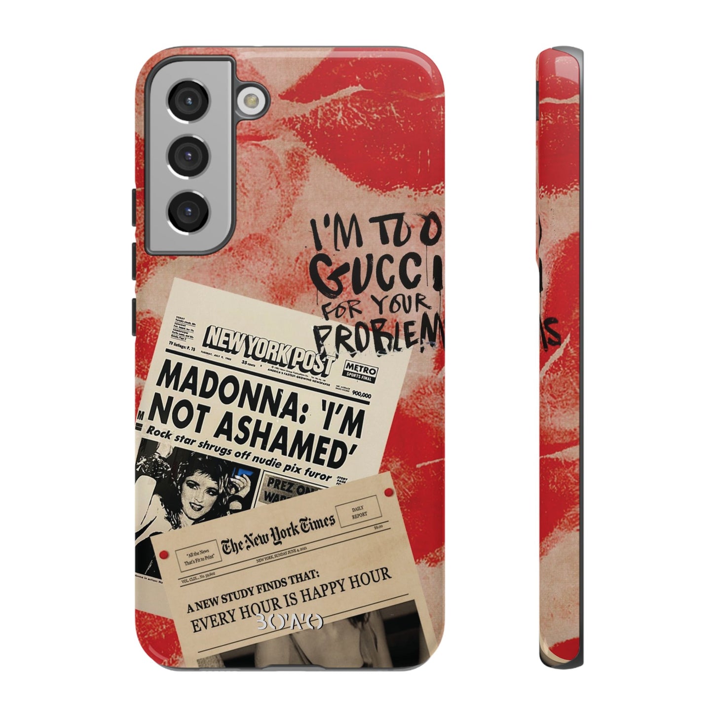 Retro Phone Case - 'I'm Too Gucci for Your Problems' Design