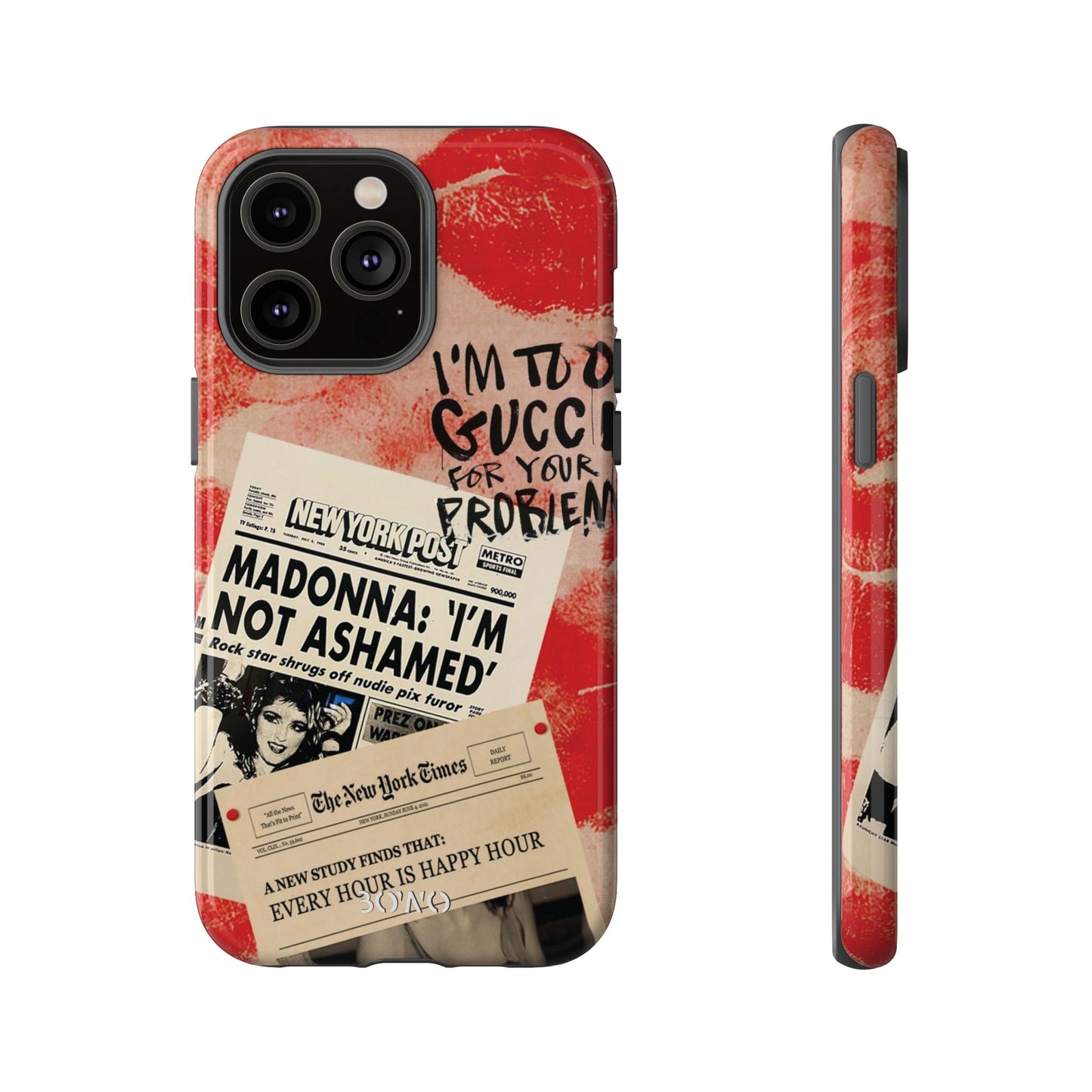 Retro Phone Case - 'I'm Too Gucci for Your Problems' Design