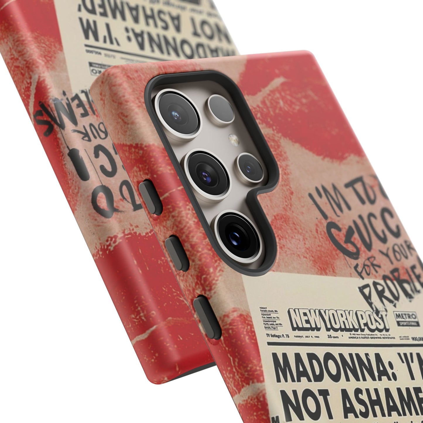 Retro Phone Case - 'I'm Too Gucci for Your Problems' Design