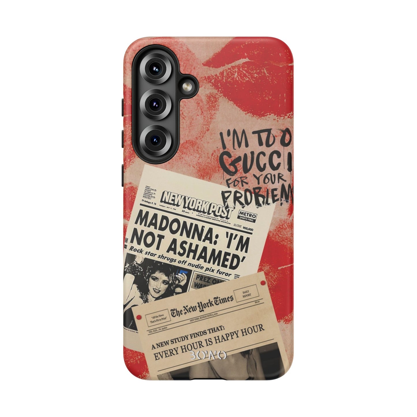 Retro Phone Case - 'I'm Too Gucci for Your Problems' Design