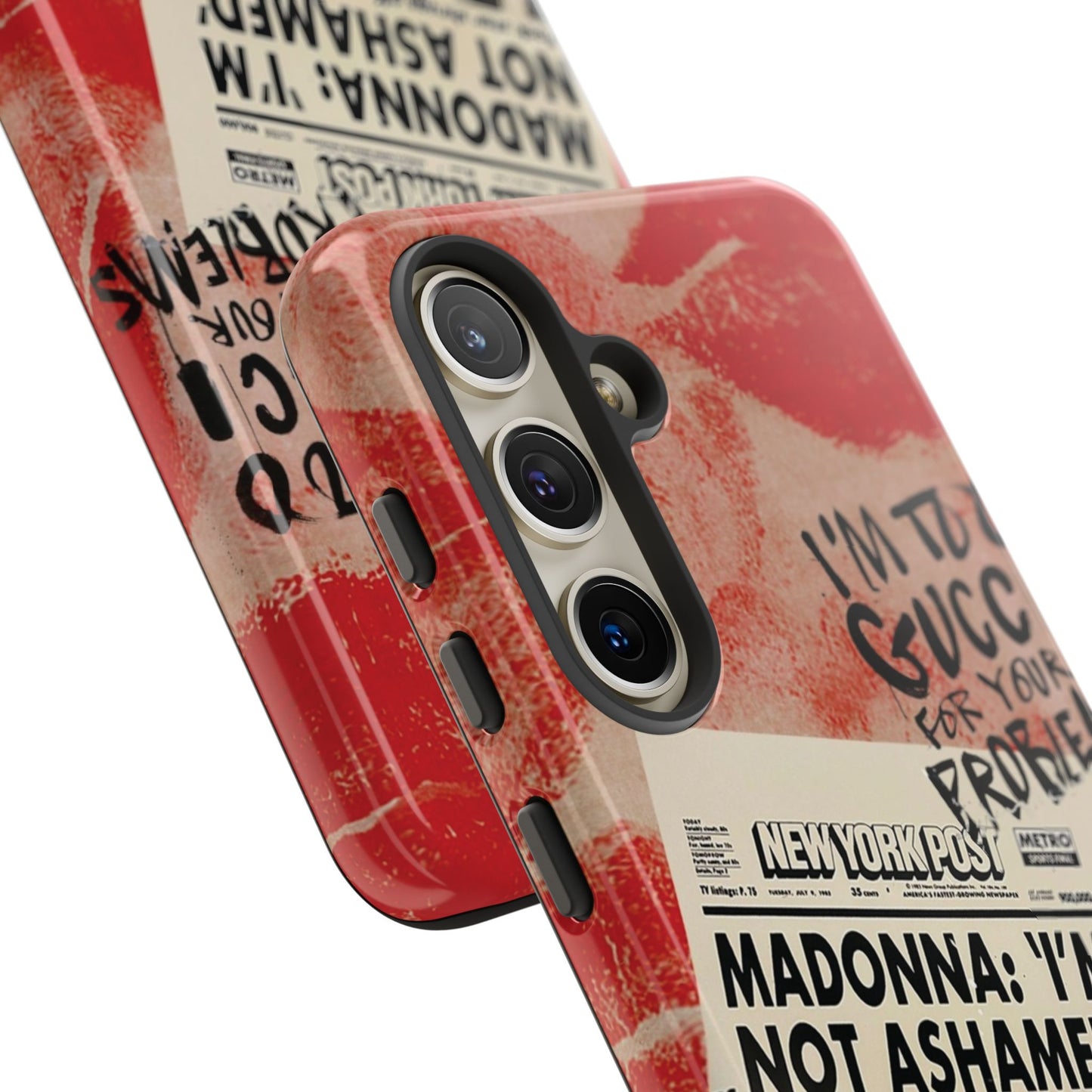 Retro Phone Case - 'I'm Too Gucci for Your Problems' Design