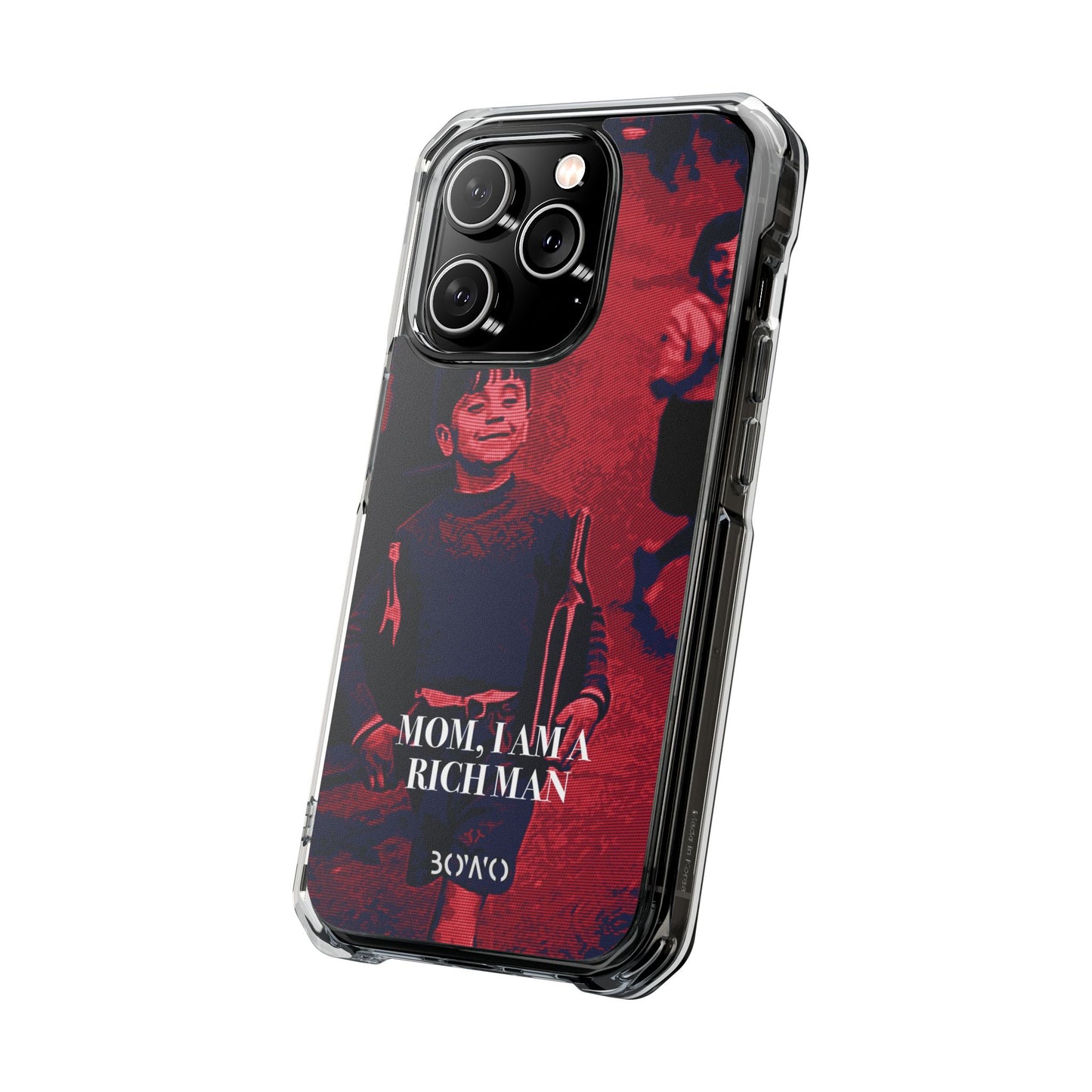 Mom, I Am A Rich Man Magnetic Phone Case - Stylish and Protective