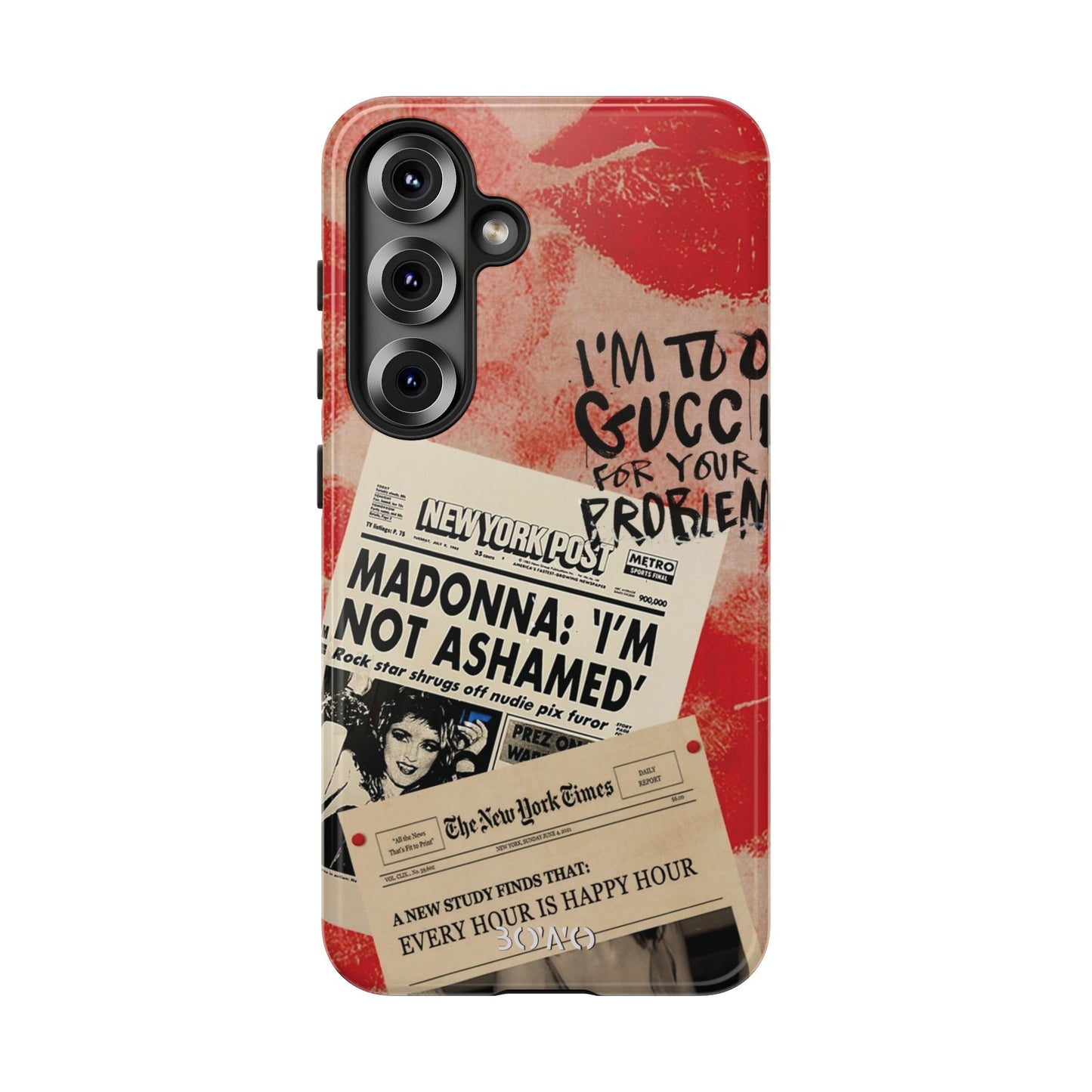 Retro Phone Case - 'I'm Too Gucci for Your Problems' Design