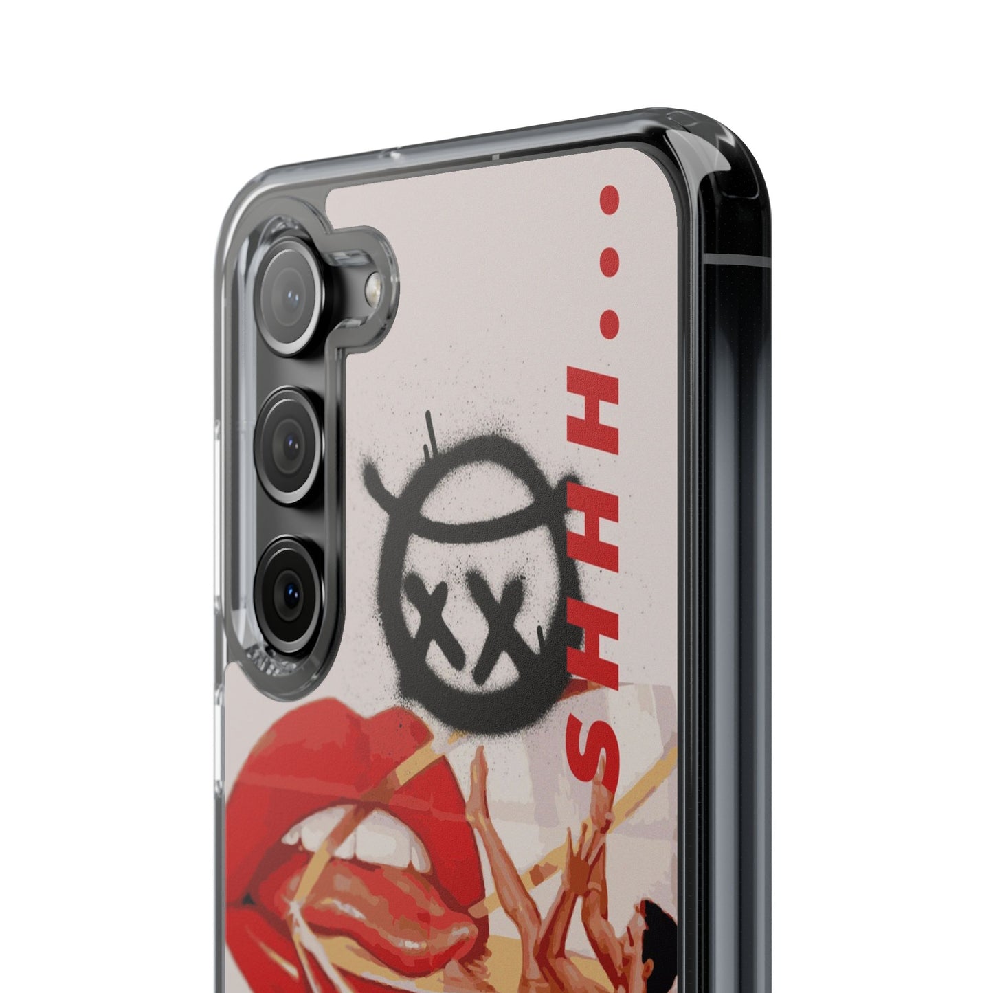 Trendy Clear Phone Case – 'TOXIC' Design for Stylish Protection