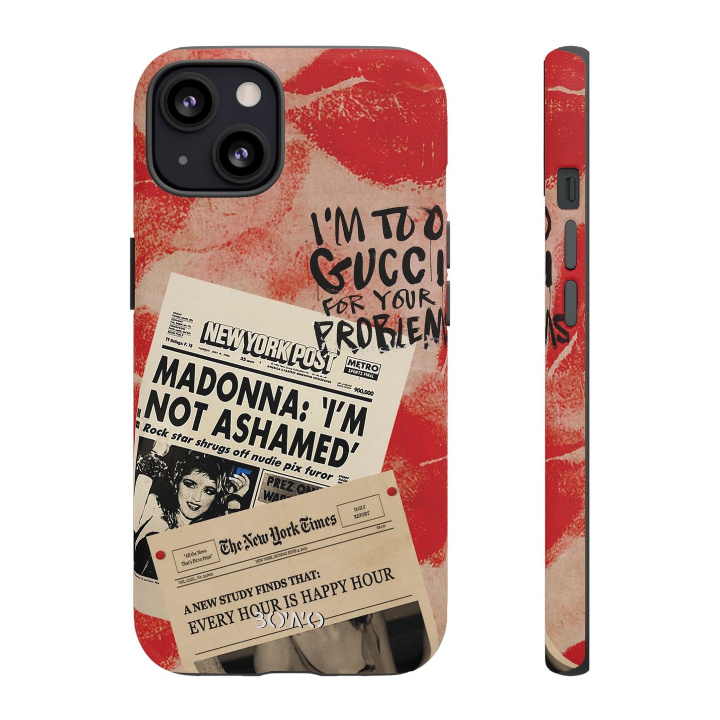 Retro Phone Case - 'I'm Too Gucci for Your Problems' Design