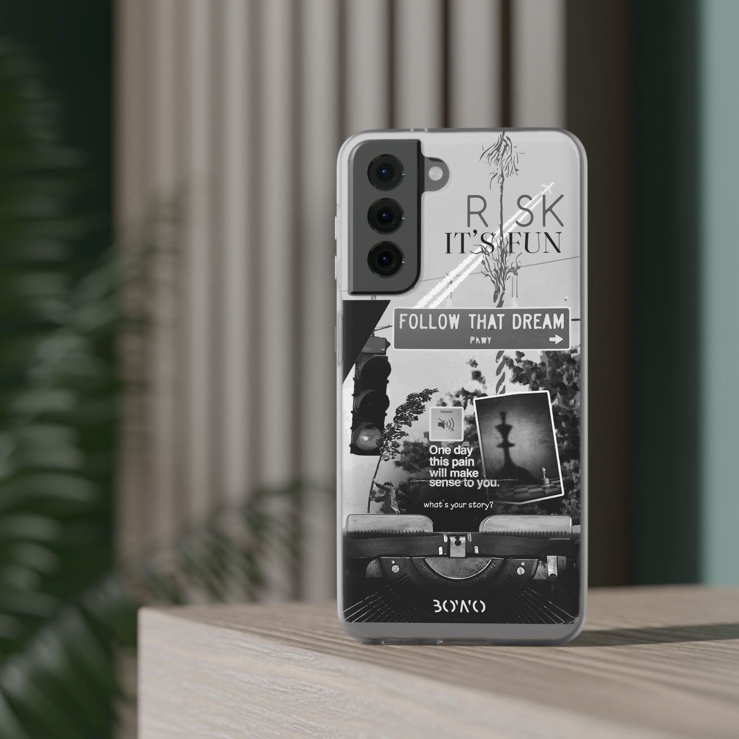 Inspiring Flexi Cases - "Follow That Dream" Design - Stylish Protection for Your Phone