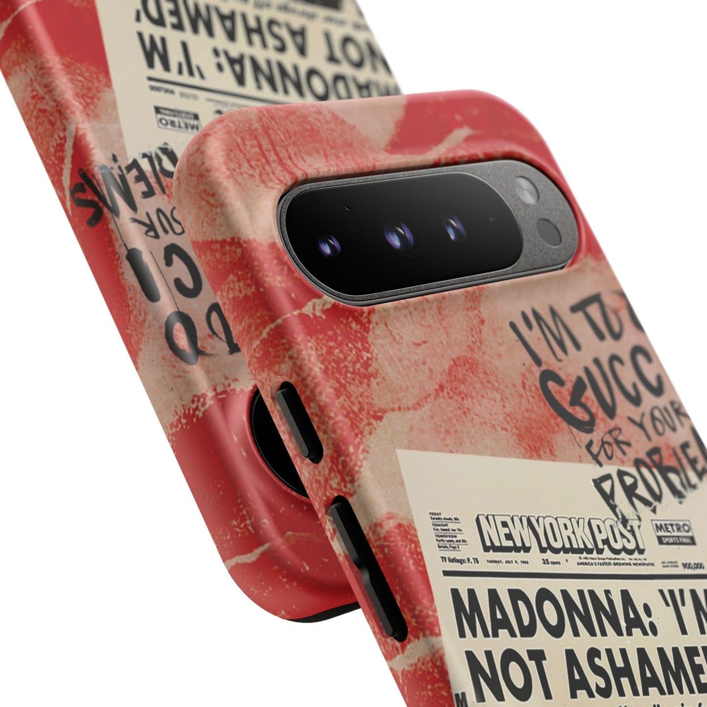 Retro Phone Case - 'I'm Too Gucci for Your Problems' Design