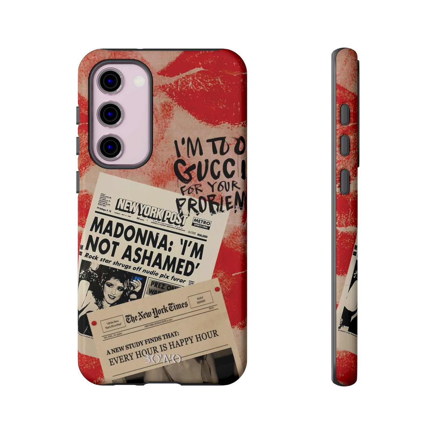 Retro Phone Case - 'I'm Too Gucci for Your Problems' Design