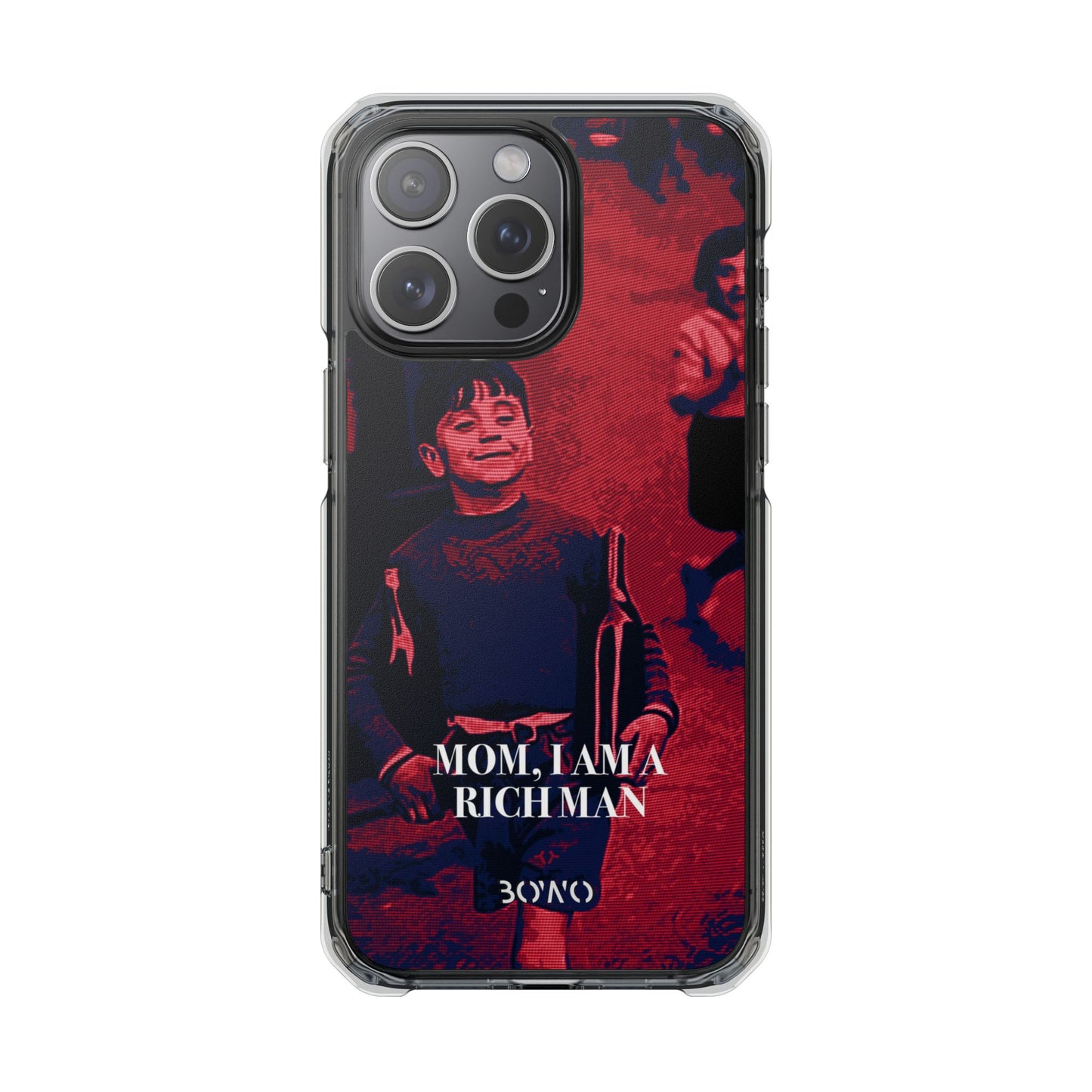 Mom, I Am A Rich Man Magnetic Phone Case - Stylish and Protective