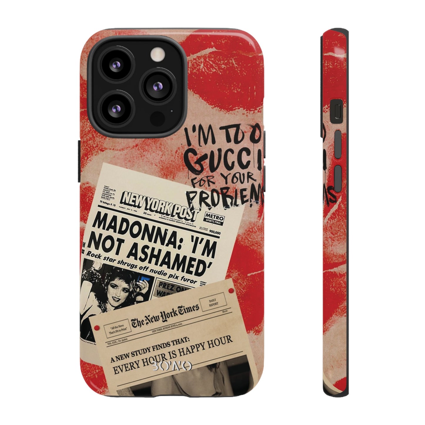 Retro Phone Case - 'I'm Too Gucci for Your Problems' Design