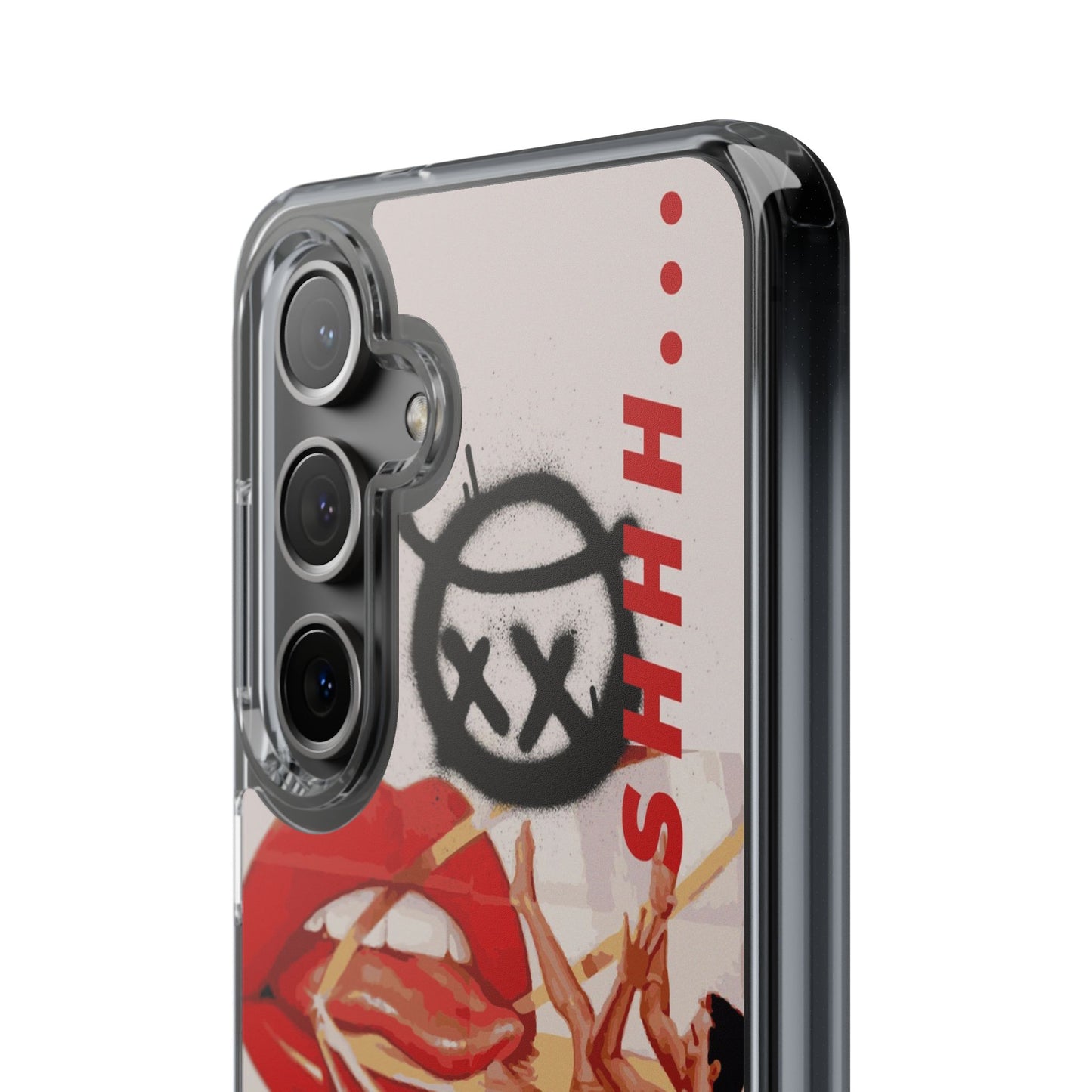 Trendy Clear Phone Case – 'TOXIC' Design for Stylish Protection