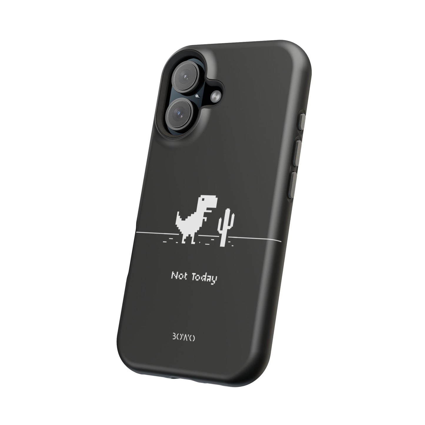 Dinosaur Themed Magnetic Tough Cases - "Not Today" - Perfect for Tech Enthusiasts