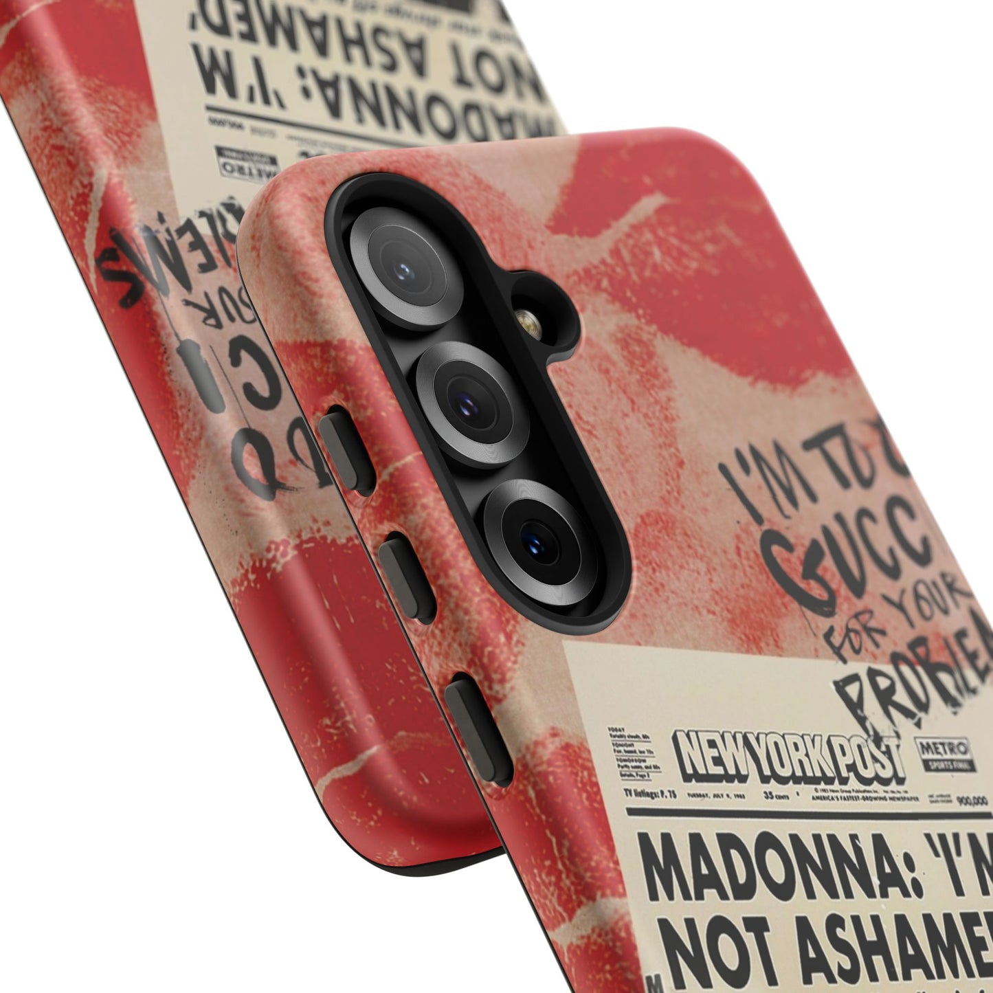 Retro Phone Case - 'I'm Too Gucci for Your Problems' Design