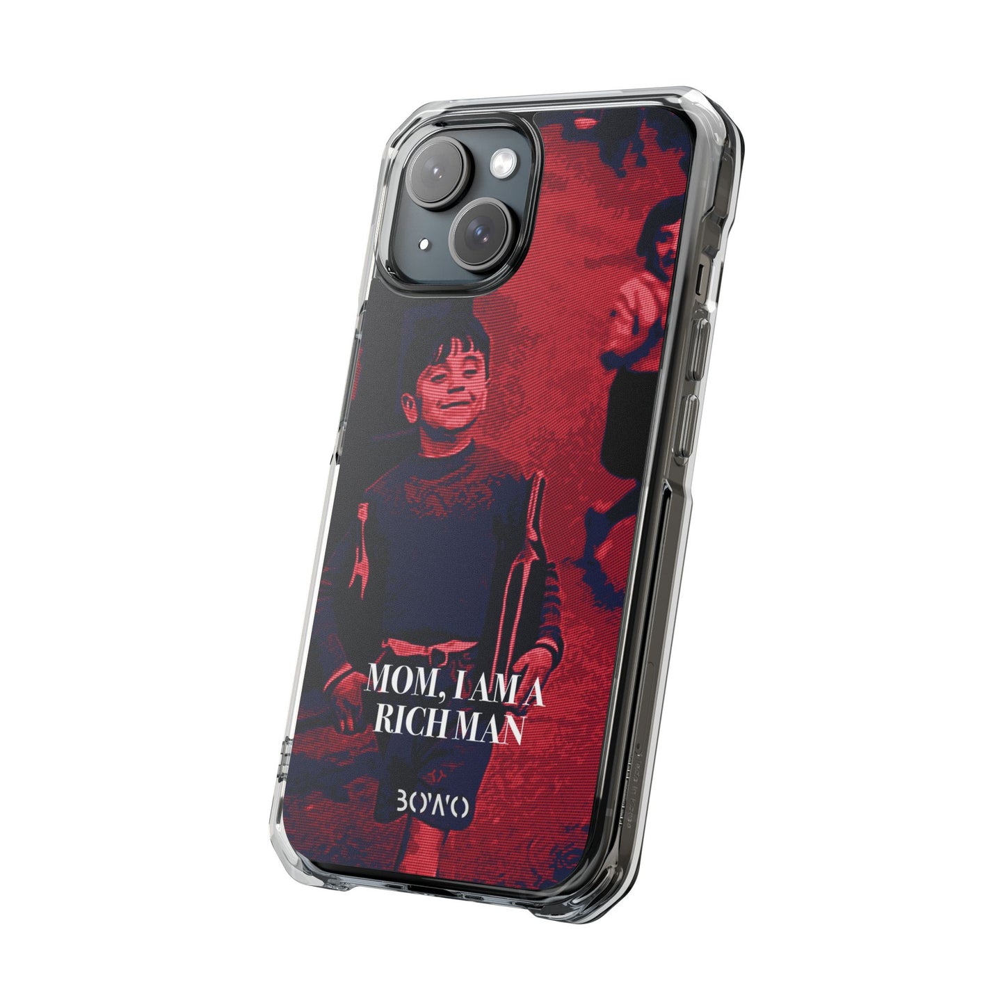 Mom, I Am A Rich Man Magnetic Phone Case - Stylish and Protective